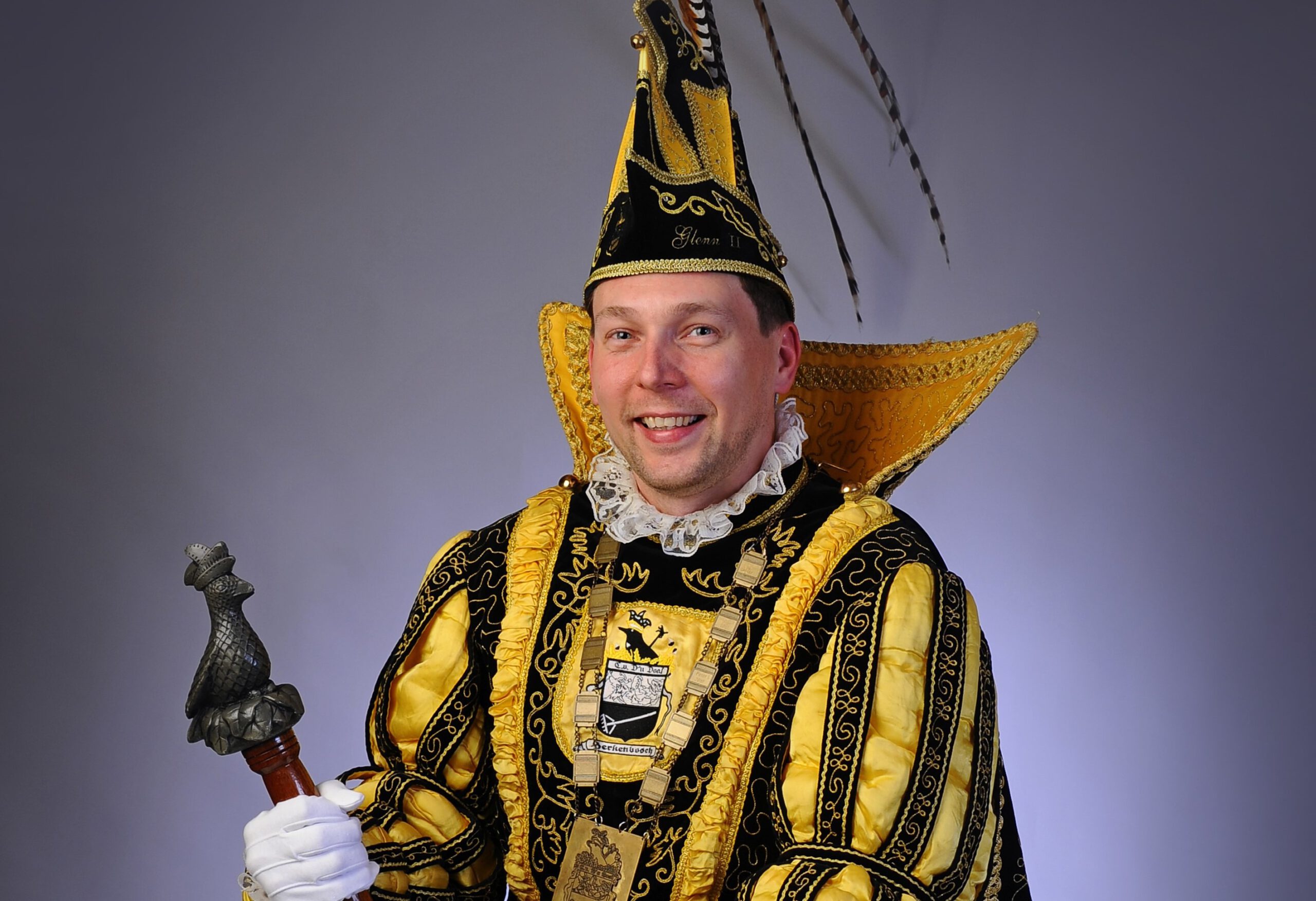 Glenn Schellekens uit Herkenbosch jubileum- en ‘papa’prins van C.V. D’n Doal