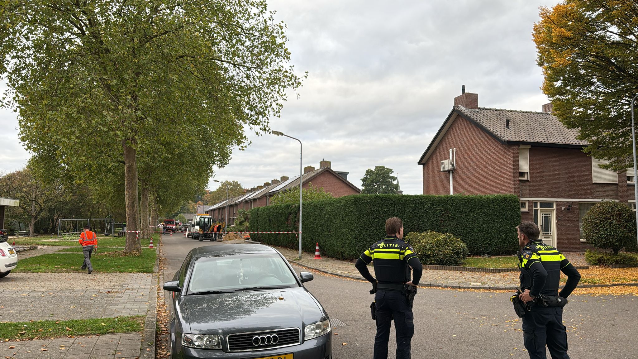 Straat afgezet na gaslek in Swartbroek