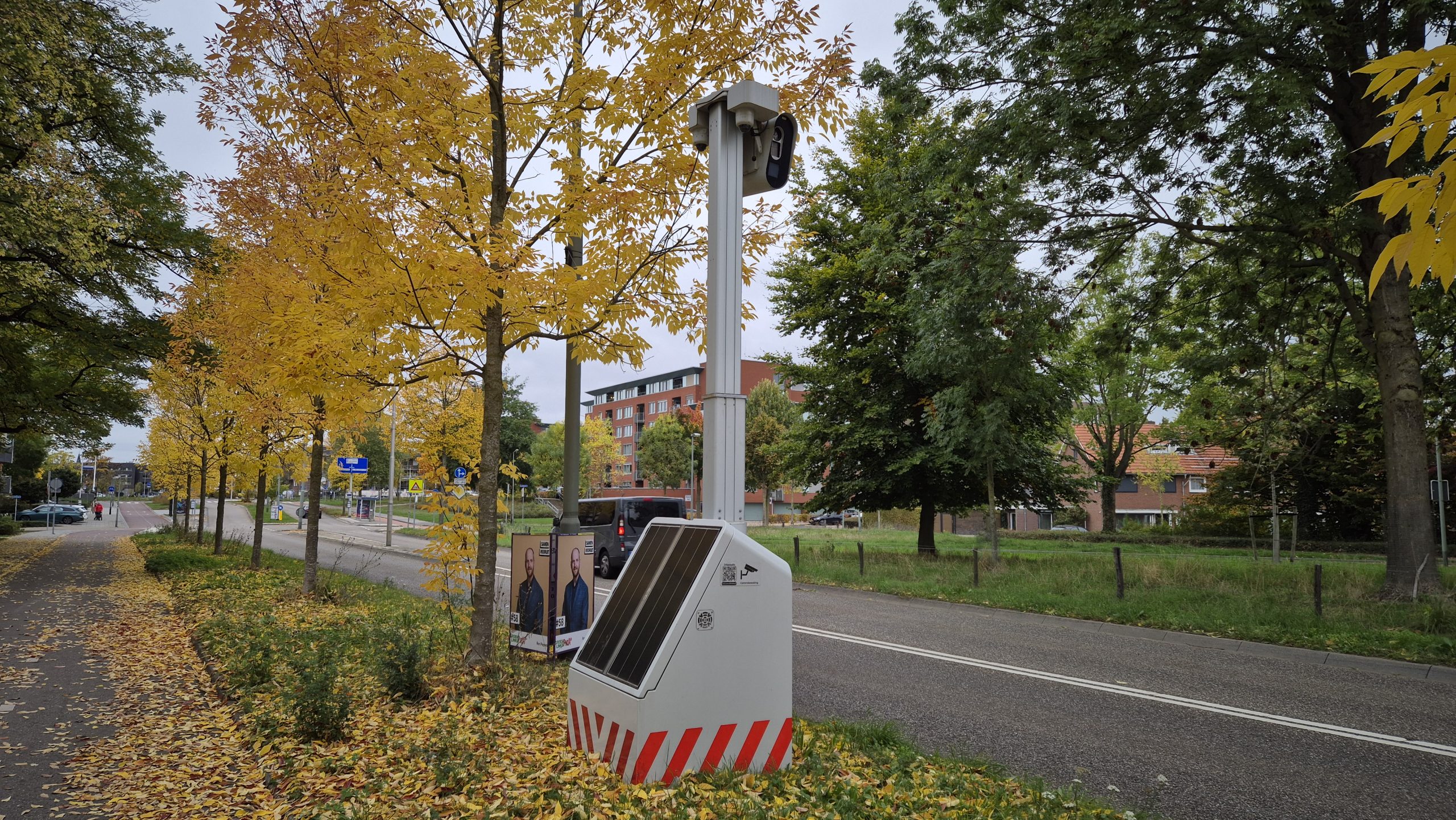 Flitser geplaatst bij Oranjelaan Roermond vanwege vele hardrijders