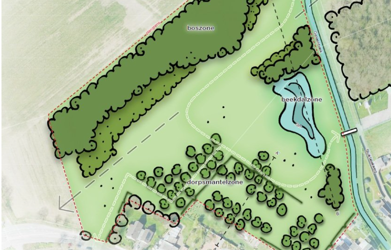 Nieuwstadt krijgt extra groen aan de rand van het dorp
