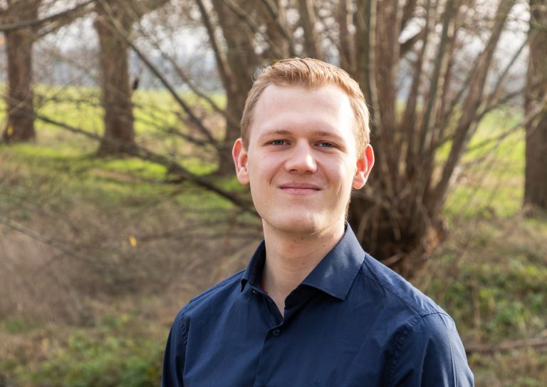 Dyandro van Raamsdonk (22) lijsttrekker voor GroenLinks-PvdA Maasgouw