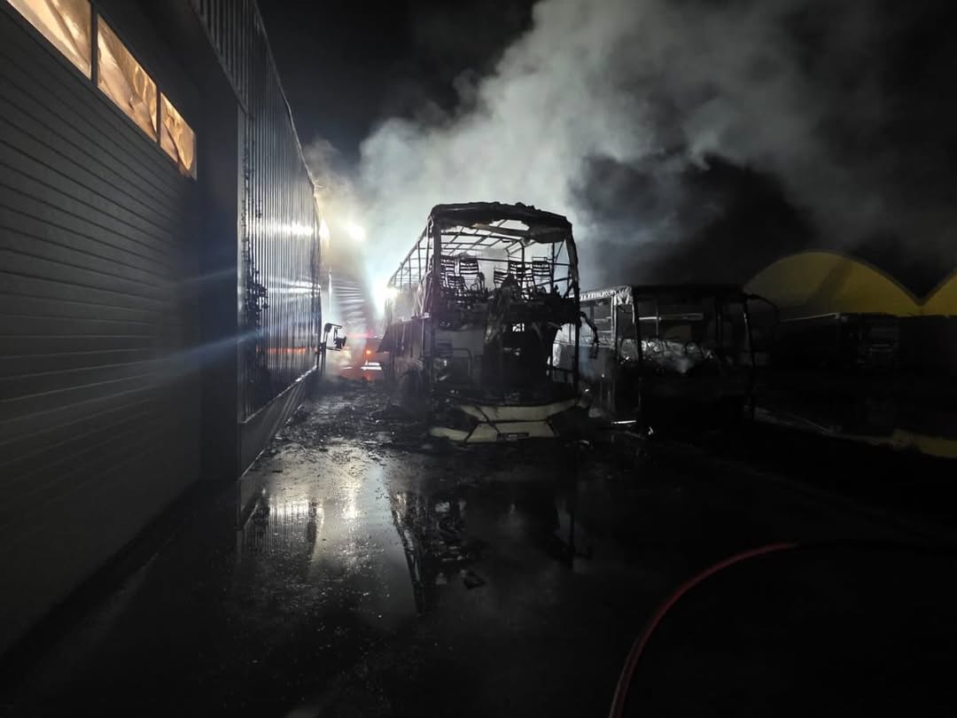 Branden bij busbedrijf Susteren blijken aangestoken