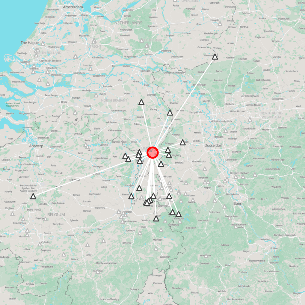 Kleine aardbeving Herten op grote diepte