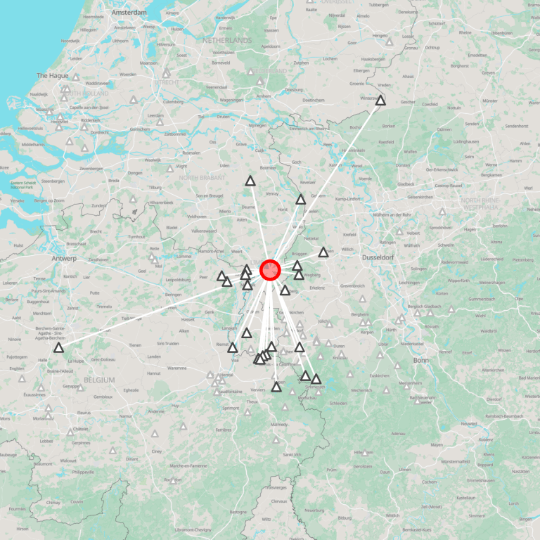 Kleine aardbeving Herten op grote diepte