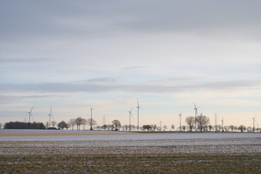 Diverse windturbines nabij Koningsbosch staan langdurig stil