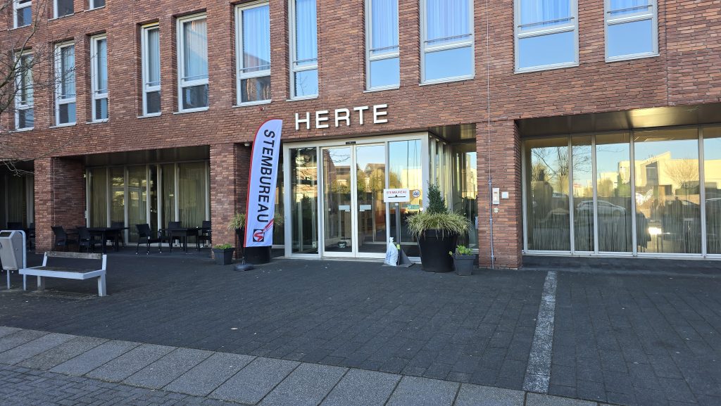 Nieuw stembureau in Herten