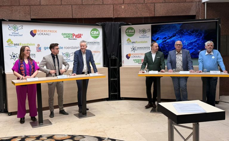 ▶️Bekijk hier: Lijsttrekkers gaan in debat in Roerdalen
