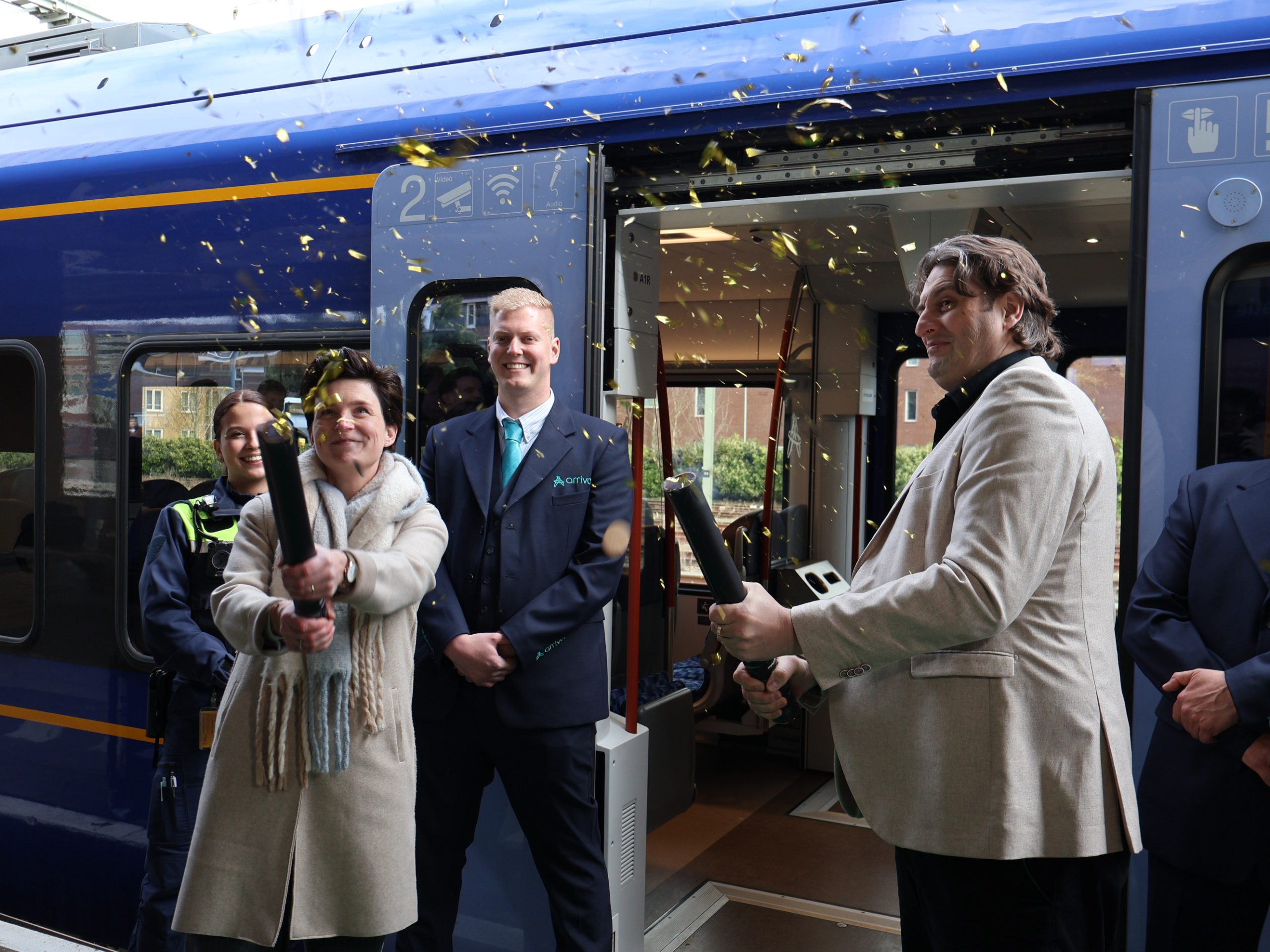 Arriva presenteert in Roermond nieuw Maaslijnmaterieel