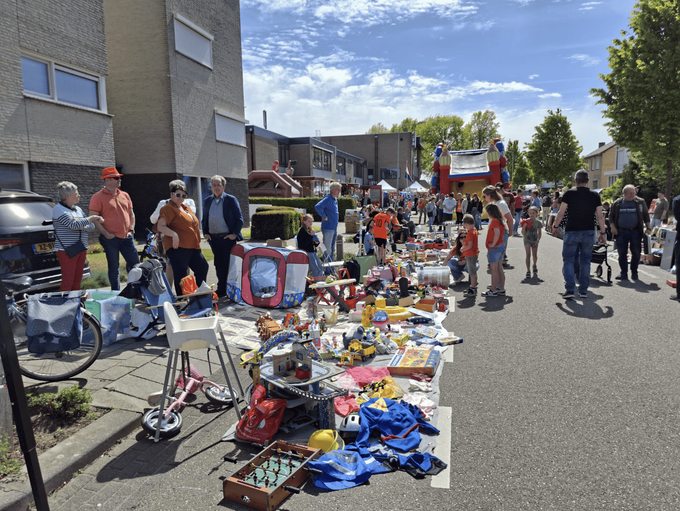 Kinderen konden hun hart ophalen tijdens Koningsdag in Maasbracht