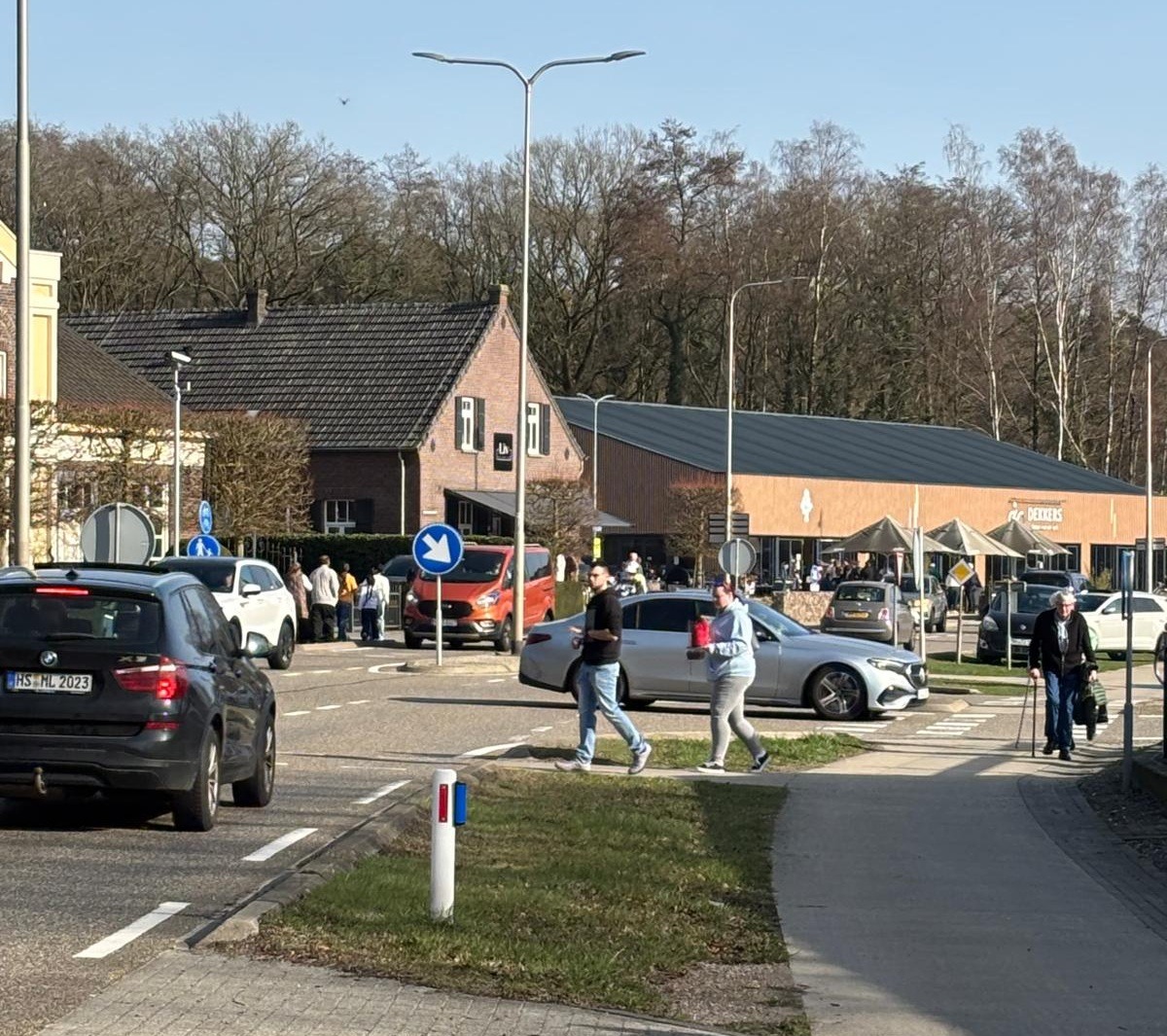 Actie Fietsersbond Midden-Limburg tegen hoge snelheid Rothenbach