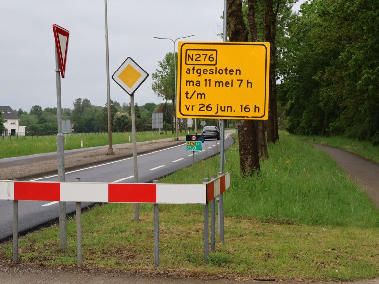 N276 tussen Susteren en Nieuwstadt vanaf maandag weken dicht, maar hoe lang precies?