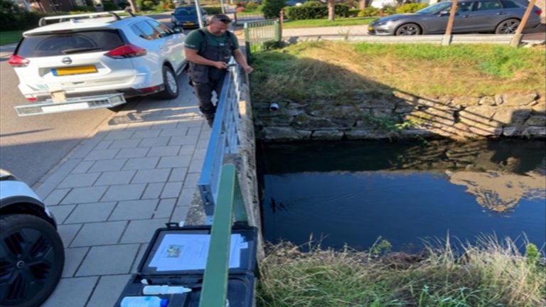 Onderzoek naar vissterfte in Geleenbeek bij Susteren